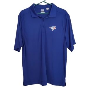 Toronto Blue Jays Royal Blue Polo/Golf Shirt, Large.
